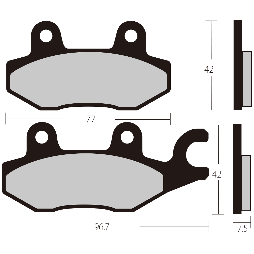 XD-250/4E Vesrah(ベスラ)ブレーキパッド(リア用) | タカラ株式会社